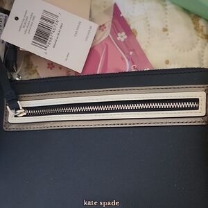 Kate Spade Black and Tan Clutch